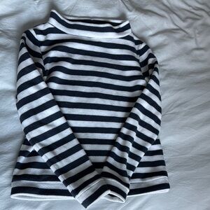 Dudley Stephens Striped Boatneck Fleece Sweater